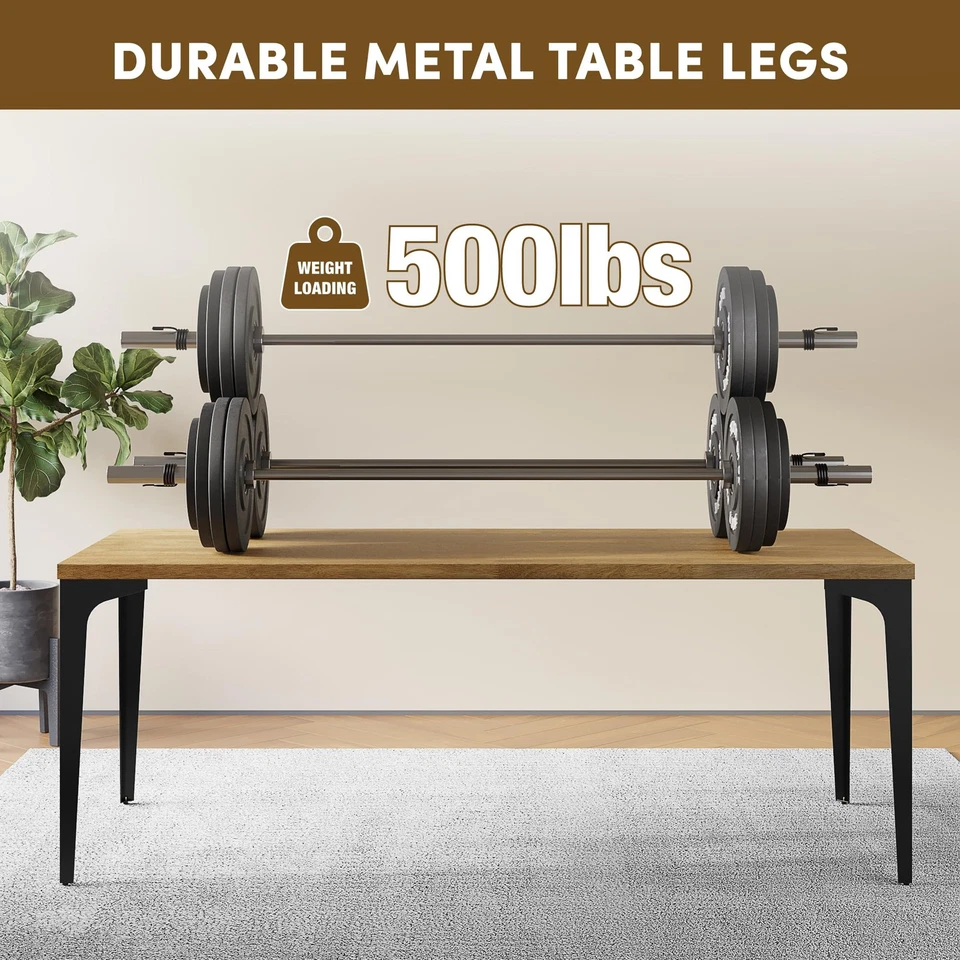 Pata de mesa de comedor de pala patas de metal modernas y minimalistas para proyecto de mesa hágalo usted mismo... Foto 4 de 4