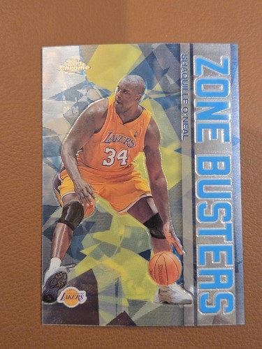 2002-03 Topps Chrome Zone Busters Shaquille O'Neal #ZB1 Los Angeles Lakers HOF
