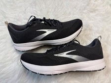 Brooks Revel 4 Black/Silver Men's Size 12 Sneakers 110347 1D 063