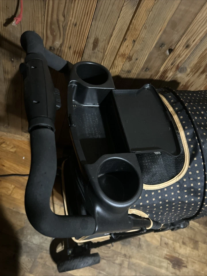Gen 7 Pet Stroller Undercarriage Cup Holders Sun Visor Storage Locking Wheels - Image 4 of 4