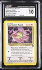 CGC 10 GEM MINT Team Rocket's Meowth 18 Wotc Black Star Promo Pokemon Card