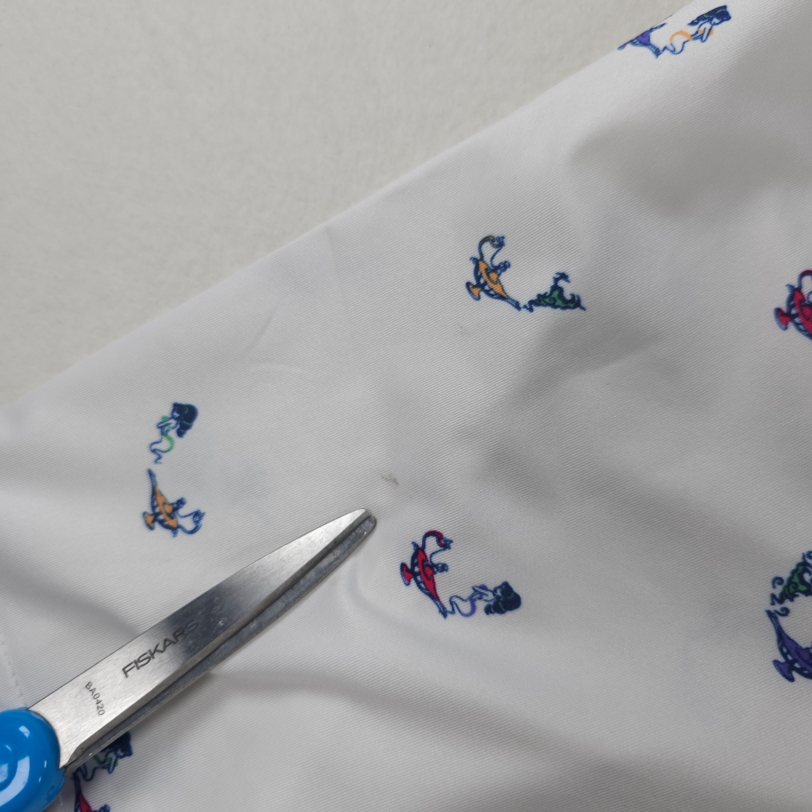 Donald Ross Sport Golf Polo Mens XL White Magic Genie Print Performance Stretch