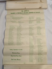 8th Annual Harry S. Truman Award Dinner & Rally St. Louis, MO 1976