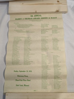 8th Annual Harry S. Truman Award Dinner & Rally St. Louis, MO 1976