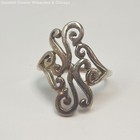 925 Scrolled Ring & Hoop Earrings 8g — photo 3