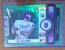 2026 Topps Series 1 Big Ticket Player Jac Caglianone RC 35/99 Green #BTP-22