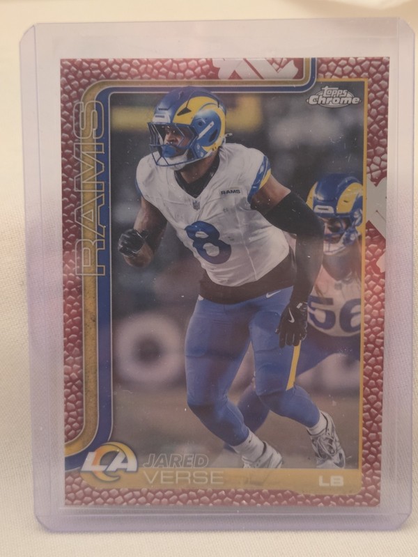 2025 Topps Chrome Jared Verse #173 Leather Refractor