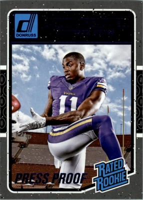 #ad 2016 Donruss Press Proofs Blue #383 Laquon Treadwell RR FB $1.50
