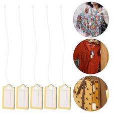 200Set Golden Paper Price Tags for Merchants Retail Inventory Management