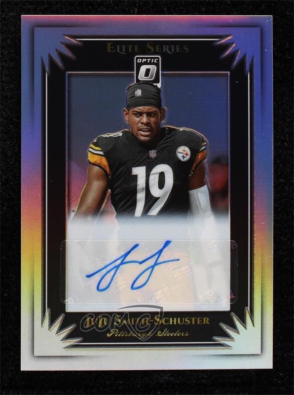 2019 Panini Donruss Optic Elite Series 8/25 JuJu Smith-Schuster #ES-9 Auto 2v1