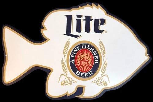 Miller Light Beer Advertising Metal  Sign 8x12in Vintage Mancave Man Cave 28