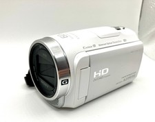 Sony Handycam HDR-CX675 HD Camcorder 9.2MP 30x Zoom Wi-Fi White Japan Tested