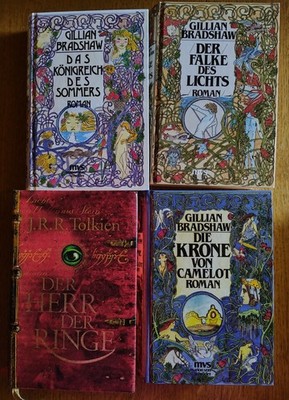 4 Bücher Fantasy, Camelot, Artus, Herr der Ringe - Gillian Bradshaw  + Tolkien