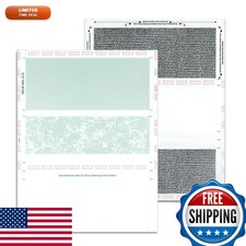 NextDayLabels - 8.5x11" Z Fold Pressure Seal Self Checks (Green-250) NDL-Z-G-250