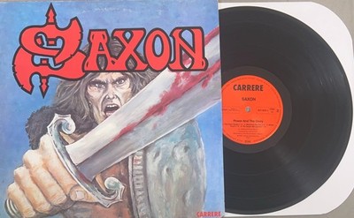 Saxon S/T - First Press Carrere Records 67.331 France motorhead Vinyl LP 1979 EX