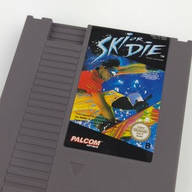 Nintendo NES Spiel: Ski or Die - Modul und Schutzh&uuml;lle PALCOM (PAL-B NOE)