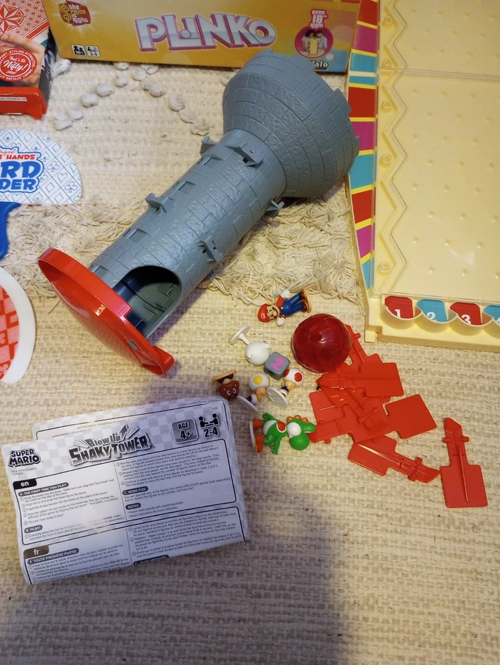 Lote de juegos de mesa de cartas PLINKO (¡nunca jugados!) Tarjetas Jumbo Uno No Mercy... Foto 2 de 4