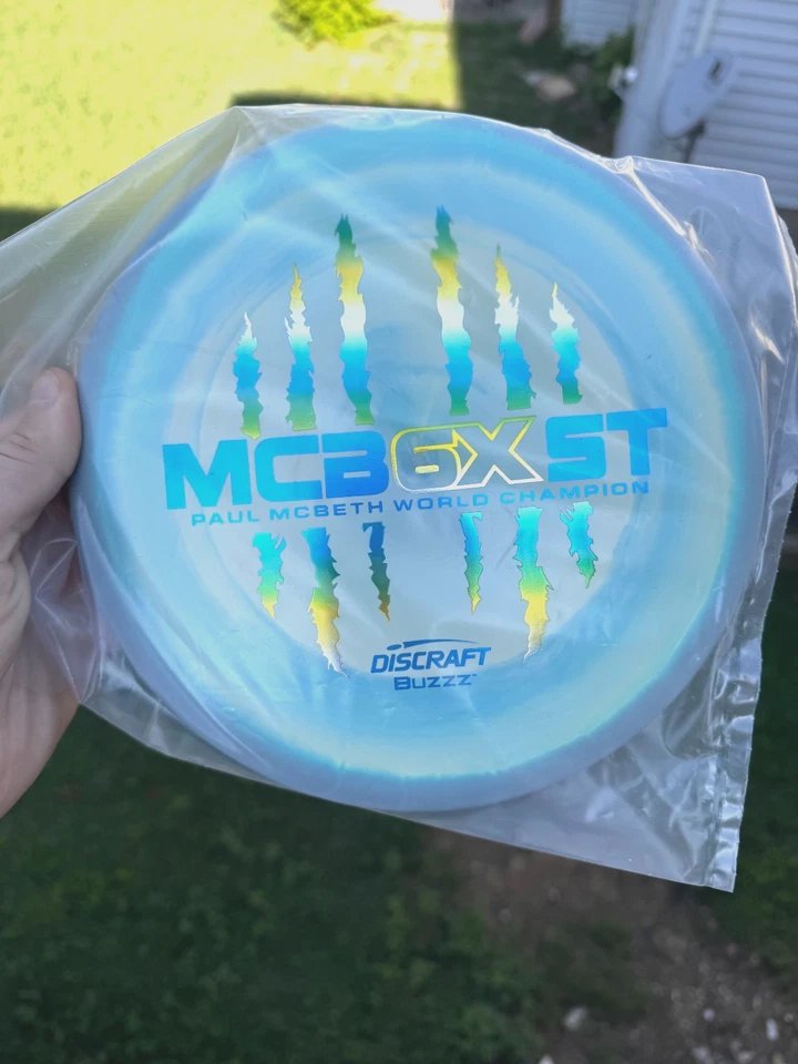 💎NEW Discraft McBeth 6X Claw McBeast ESP Buzzz 177+ - BLUE SWIRLS💎 - Image 2 of 2