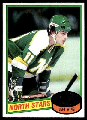 1980-81 Topps Tom McCarthy Rookie Minnesota North Stars #93