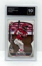 2023 BOWMAN #BP-65 ELLY DE LA CRUZ PROSPECTS CINCINNATI REDS GRADED 10 GEM MINT