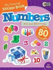 My Favorite Sticker Book : Numbers Paperback