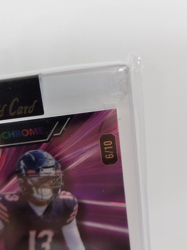 2003 wildcard Wildchrome Tyler Scott auto 6/10 pro look football rainbow purple - Picture 4 of 6