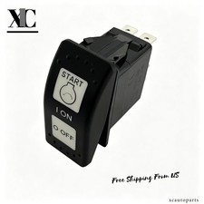 Rocker Switch ON/OFF/START 02250201-866 Fits Sullair 185‑600 Air Compressor