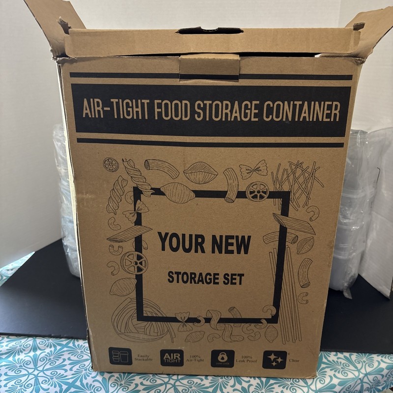 24 Pc Air Tight Food Storage Set