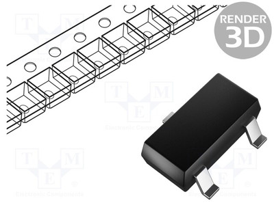 1 Stück, Transistor: PNP BCX17.215 /E2DE