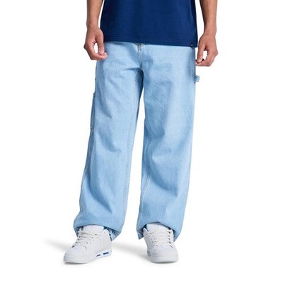 DC Baggy Carpenter Jeans Indigo Light - Herren Loose Jeans Cotton
