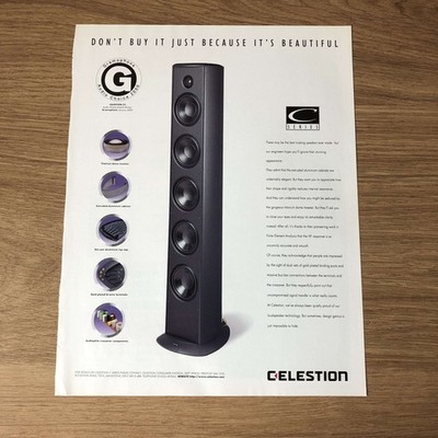 GRAM01 MAGAZINE ADVERT 11X8 CELESTION C SERIES LOUDSPEAKERS
