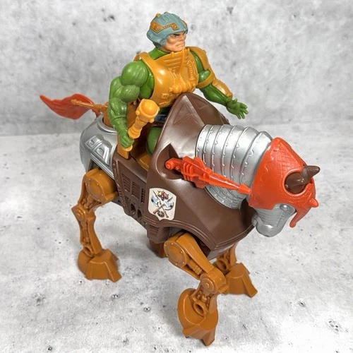 Vintage MOTU Man at Arms & Stridor Complete Masters of the Universe Tight Legs