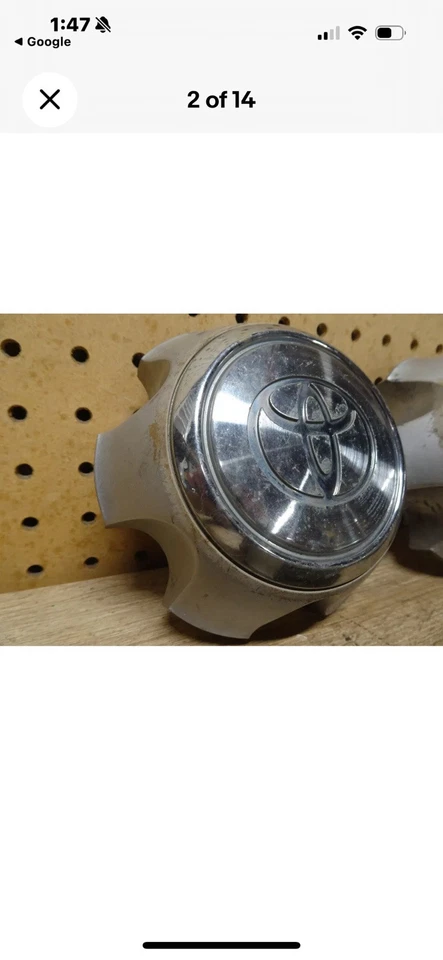 Tapa central Toyota 4Runner 2001-2002 se adapta a rueda de 16" de 5 radios Foto 2 de 3