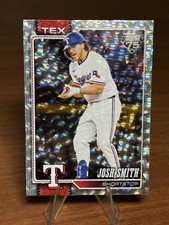 2026 Topps Series 1 Josh Smith #169 Crackleboard Foil Texas Rangers