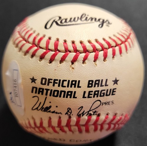 BOBBY THOMPSON SIGNED / AUTOGRAPHED INSCRIBED OMLB BASEBALL NY GIANTS JSA COA - Picture 2 of 2
