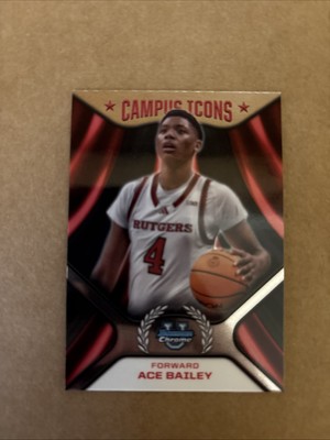 2024-25 Bowman U Chrome Ace Bailey Campus Icons Rutgers Scarlet Knights #CI-2