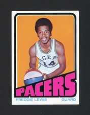 1972-73 Topps Freddie Lewis Indiana Pacers Basketball Card #219 ***Sharp***