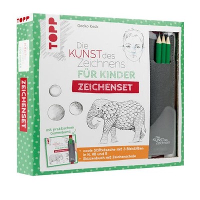 Die Kunst des Zeichnens für Kinder Zeichenset | Gecko Keck | deutsch