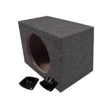 Car Audio Single 15" Sealed Subwoofer Rear Angle Sub Box Enclosure 3/4" MDF Wood