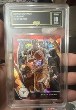 2021-22 Panini Prizm Draft Picks - Kevin Durant #52 Red Ice Prizm