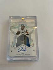 Panini Flawless Collegiate Amon-Ra St. Brown USC #SSS-ASB Auto MEM /25