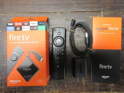 Replacement Parts Amazon Fire TV Box Stick W/Alexa Voice Remote Power Plug HDMI