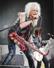 * MICHAEL MONROE * signed 8x10 photo * HANOI ROCKS * COA *