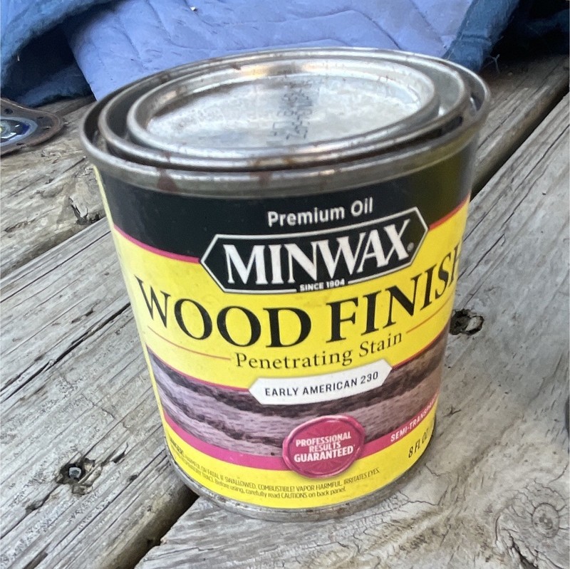 Minwax Oil-Based Semi-Transparent Wood Stain Early American 230, 1 Qt