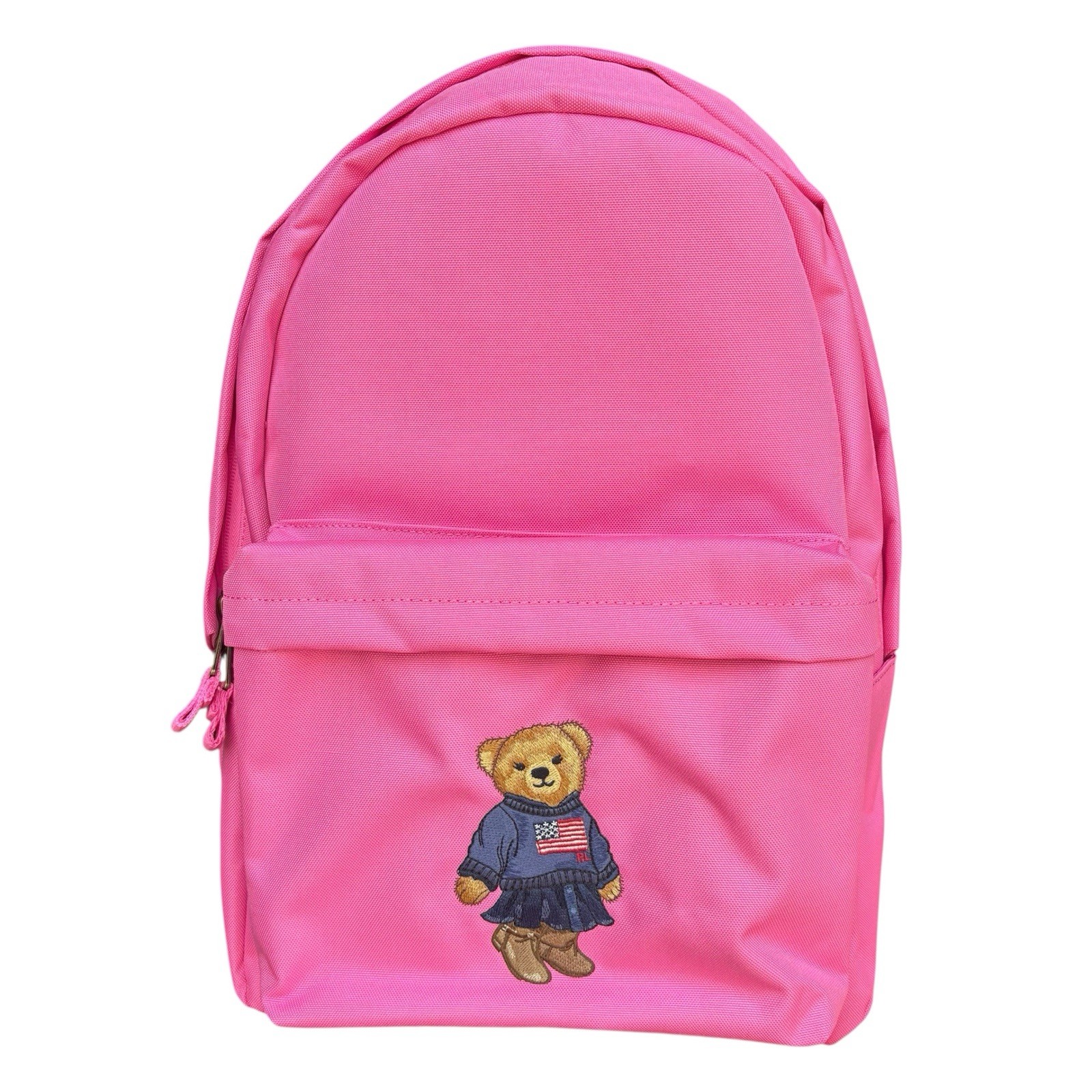 Ralph Lauren Pink Bear Unisex Laptop Backpack for School