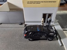 MATCHBOX POLICE FORD U.S. MARSHAL ALL BLACK OUT CUSTOM UNIT