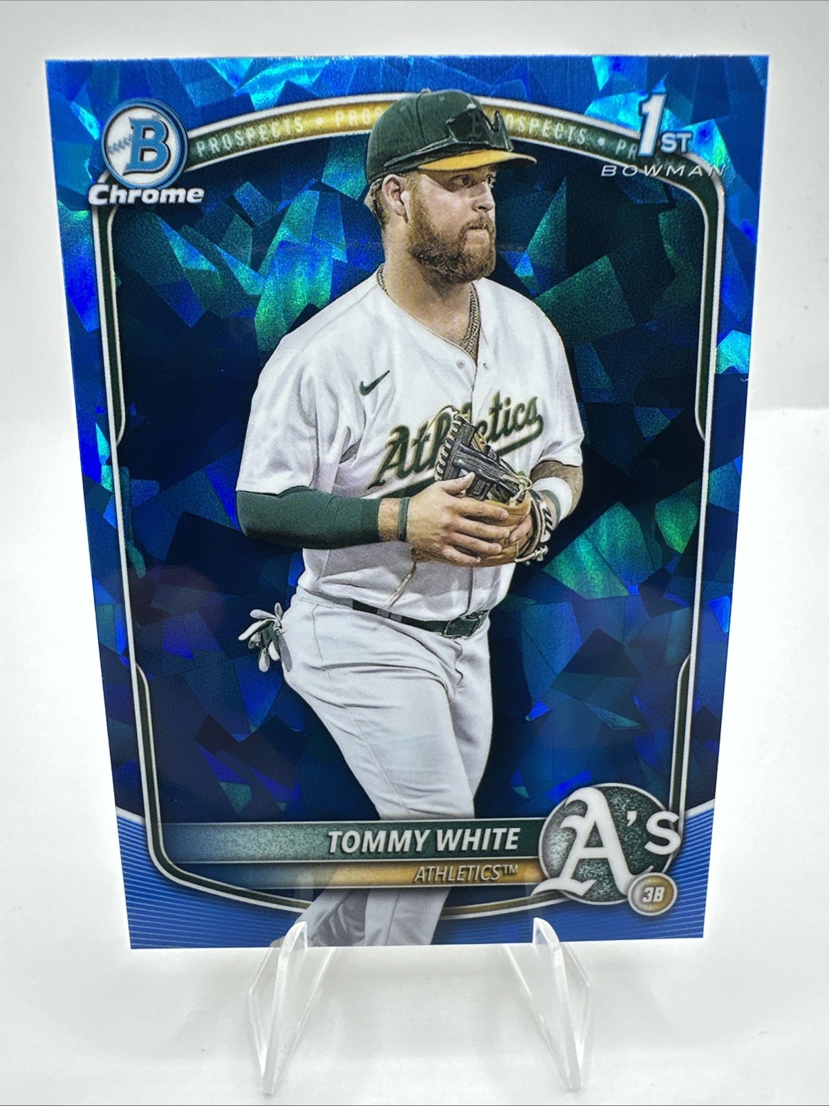 2025 Bowman Chrome - Tommy White Sapphire 1st Bowman Prospect #BCP-251 A's