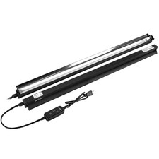 T5 HO UVB Lighting Combo Kit with Timer, Reptile Light Fixture Terrarium Hood...