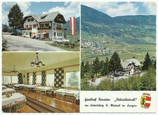 Salzburg Austria, Vintage PC, Gasthof Pension, Coat of Arms, 1969