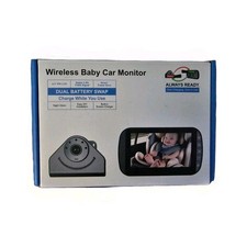 Wireless Baby Car Monitor 4.3" Digital Display 2.4GHz Camera Night Vision